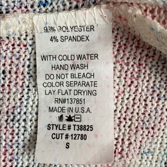 Gaze USA short sleeve Top Tee Elephant Print S - Picture 10 of 10